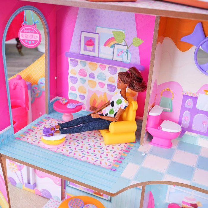 Drewniany domek dla lalek Candy Castle KidKraft