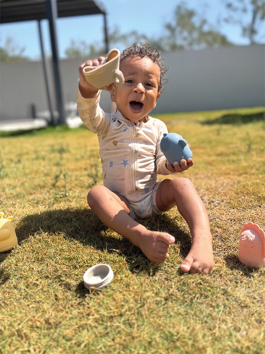 Zestaw silikonowych zabawek do kąpieli Small Foot