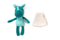 Mini przytulanki Rodzina nosorożców z matą Nosorożec Marius Lilliputiens