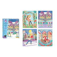 Artystyczny zestaw kreatywny Złote kontury Tancerki  Janod