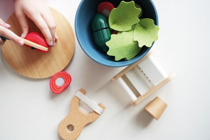 Zestaw do krojenia Sałatka Fresh 10 elementów Small Foot