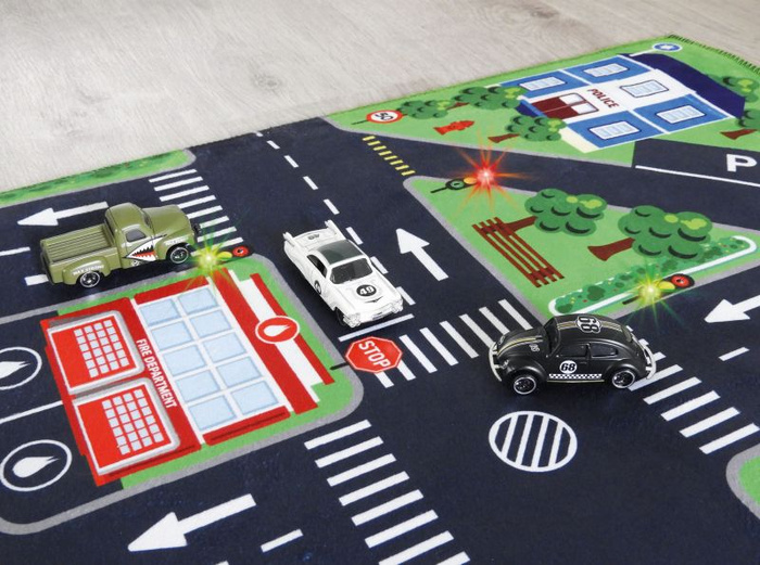 Miękka mata animacyjna Droga i 3 autka Buki