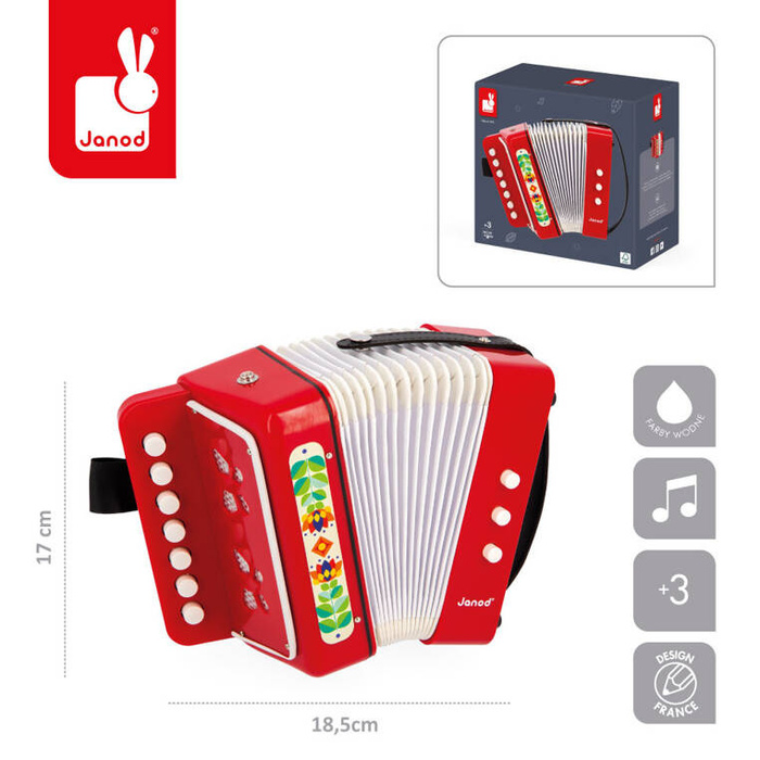 Akordeon dla dzieci Gioia Janod