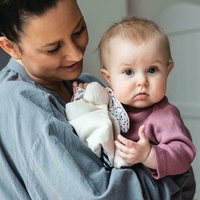 DouDou Kocyk Przytulanka Króliczek - biały Friends of Whisbear®