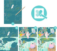 Wydrapywanka Zaczarowany staw DJ09716 Djeco