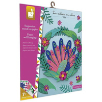 Zestaw kreatywny Papierowy wieniec na ścianę Paw 7+ Janod