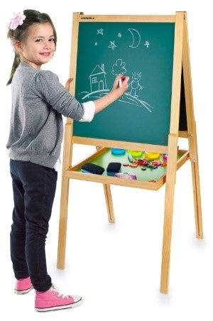 Tablica dwustronna dla dzieci 108 elementów Magnetyczne ramki