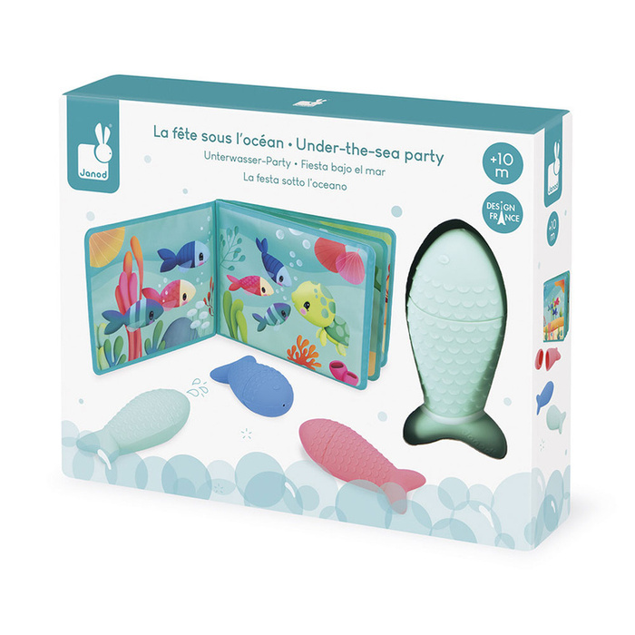 Książeczka do kąpieli Przyjęcie pod wodą Janod