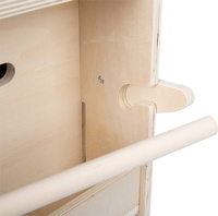 Drewniana skrzynia na zabawki z miejscem do siedzenia Słoń Small Foot