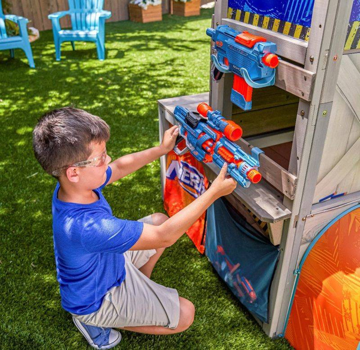 Drewniany plac zabaw Forteca Nerf Scout Defense Post KidKraft