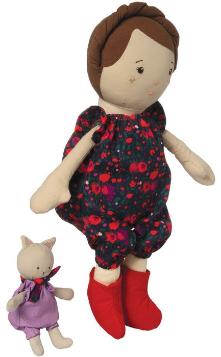 Freddie lalka z małym przyjacielem kotkiem Manhattan Toy