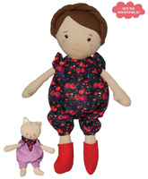 Freddie lalka z małym przyjacielem kotkiem Manhattan Toy