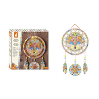 Przeplatanka 3D String art Świecący łapacz snów Janod