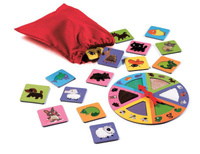 Gra edukacyjna. Dotykowa ruletka, Djeco