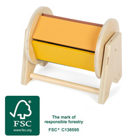 Drewniany bęben obrotowy dla dzieci Montessori Small Foot