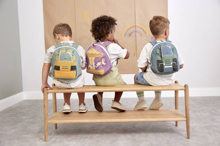 Lassig Plecak mini Tiny Drivers Spychacz