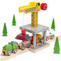 Obrotowy dźwig z magnetycznym uchwytem, Bigjigs Rail
