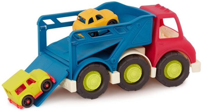 Zabawkowa laweta ciężarówka z 6 autkami Happy Cruisers B.Toys