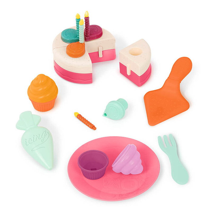 Interaktywny piekarnik i tort efekty dźwiękowe i świetlne Mini Chef Bake a Cake Playset B.toys