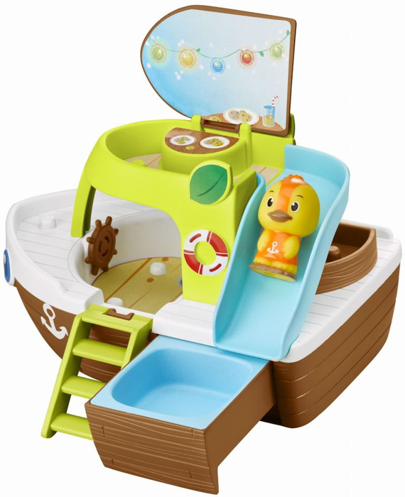 Statek wycieczkowy jacht ze zjeżdżalnią Klorofil