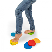 Ścieżka równoważna drewniane kolorowe kamienie Erzi