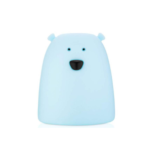 Miś Mały Lampka Silikonowa Niebieska Rabbit & Friends
