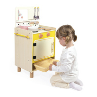 Drewniana kuchnia dla dziecka z 10 akcesoriami Shiny Grandma Janod