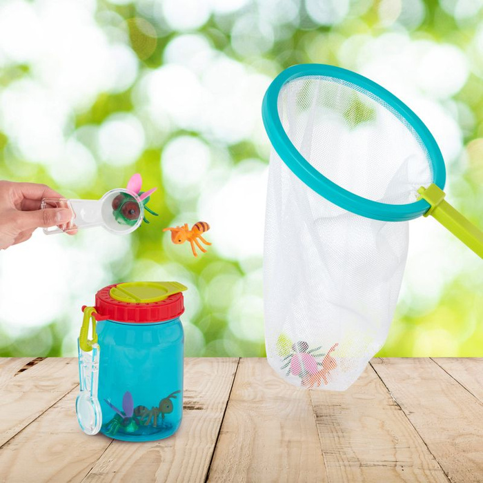 Zestaw do obserwowania owadów z minilupą i siatką Mini Catcher’s Kit B.Toys
