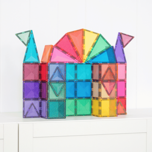 Klocki magnetyczne Glitter Castle Pack 48 el Connetix