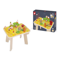 Drewniany stolik edukacyjny Farma Janod