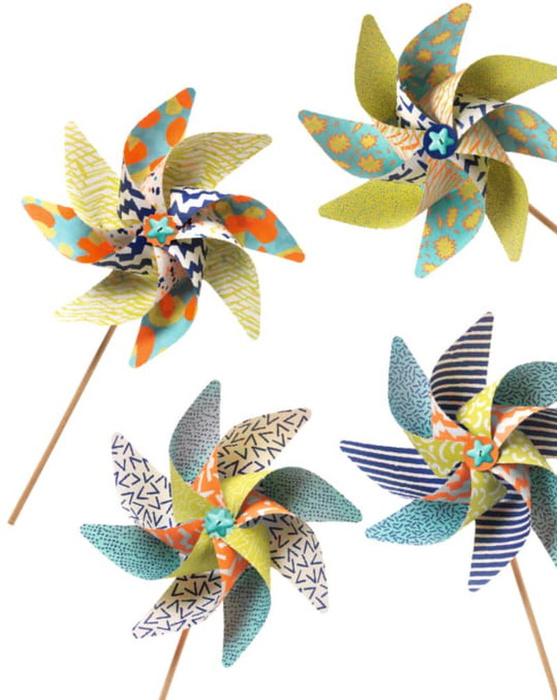 Zrób to sam wiatraczki dla dzieci Sweet Djeco