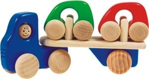 Drewniany samochód. Transporter, BAJO