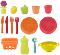 Zlewozmywak z działającym kranem i akcesoriami do kuchni dla dzieci Splash-n-Scrub Sink B.Toys