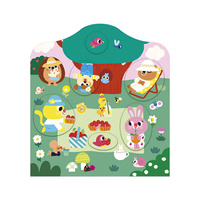 Książeczka z naklejkami Ogród Janod