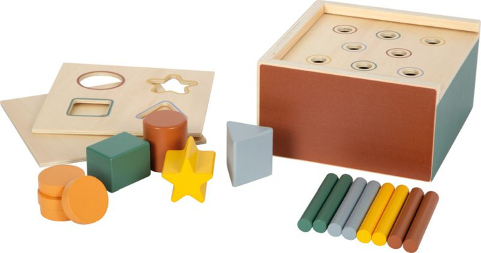 Edukacyjny sorter kształtów i kolorów Montessori Small Foot