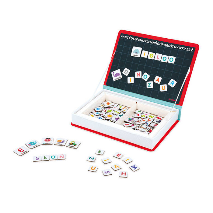 Magnetyczna układanka Polski Alfabet Magnetibook Janod