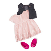 Lalka Kaelyn 46cm z regulowanymi włosami do stylizacji i akcesoriami Our Generation