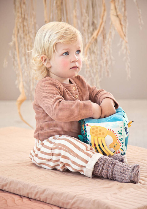 Kostka wielofunkcyjna miękka z pozytywką Dżungla Lilliputiens