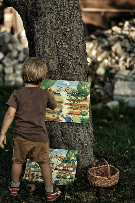 Magnetyczna układanka Mój magiczny ogród 3-6 lat, Janod