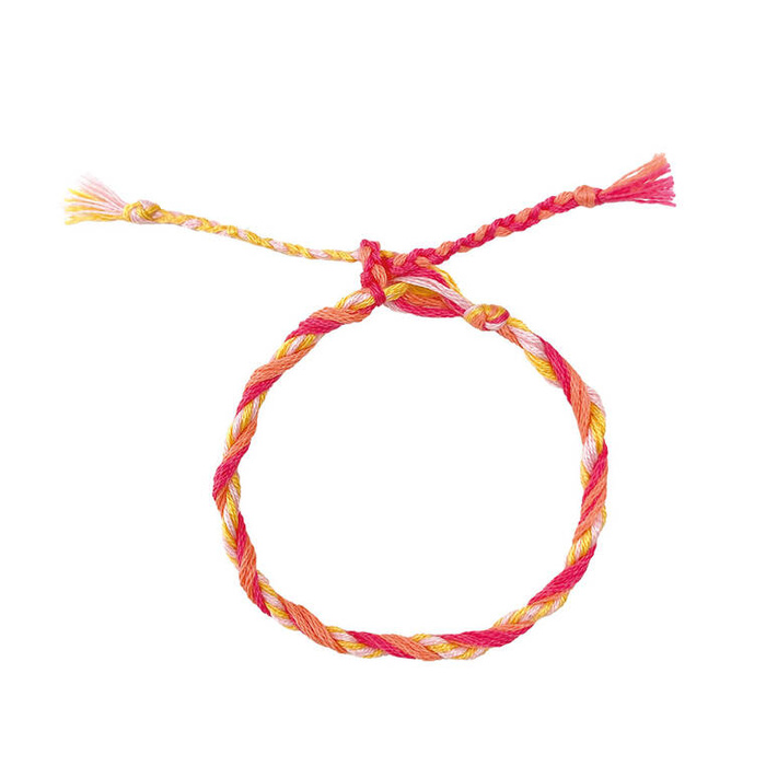 Zestaw kreatywny robienie biżuterii Tęczowe bransoletki 30 szt. Janod