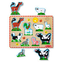 Układanka Gospodarstwo z efektami dźwiękowymi Melissa & Doug
