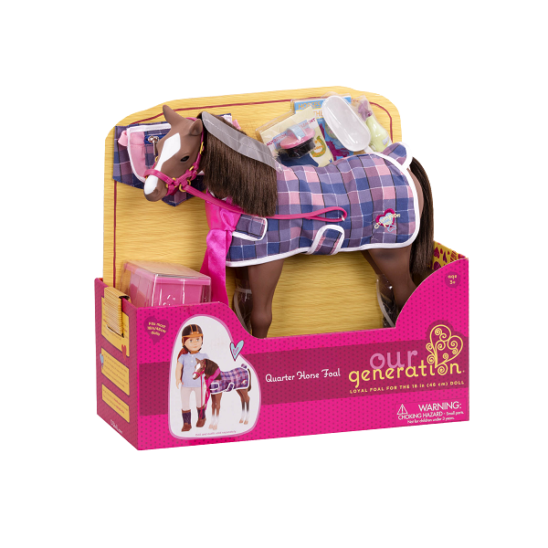 Konik źrebak dla lalek Our Generation