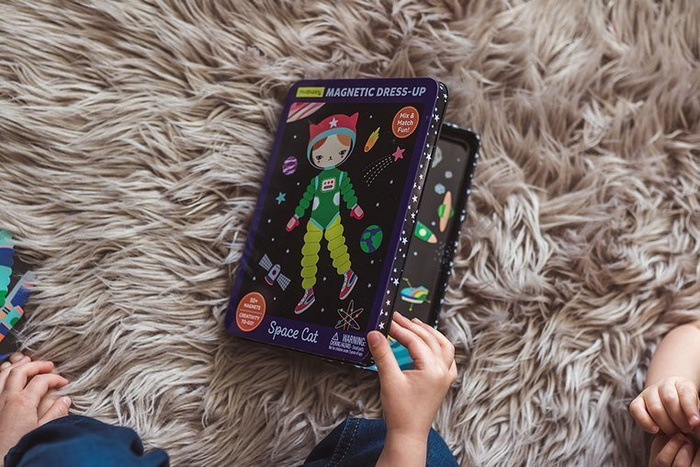 Magnetyczna układanka Kosmiczny kot Mudpuppy