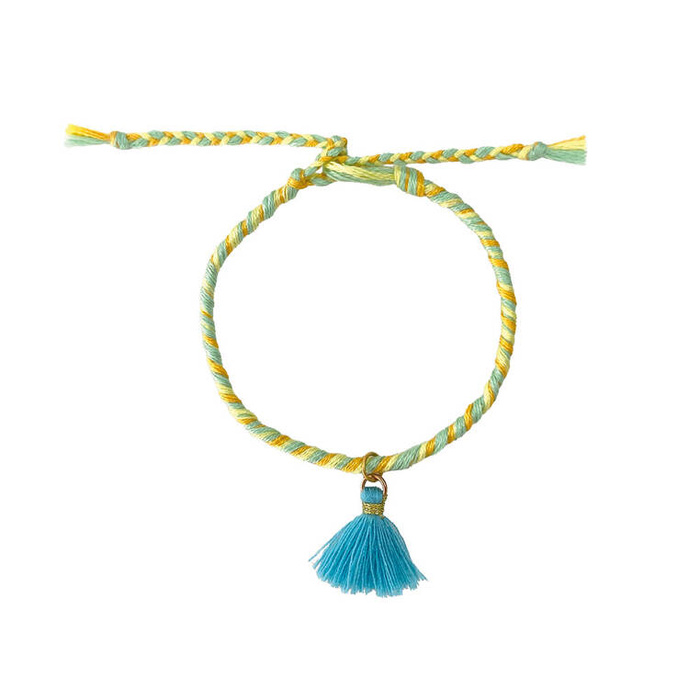 Zestaw kreatywny robienie biżuterii Tęczowe bransoletki 30 szt. Janod