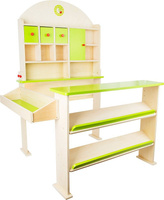 Drewniany zielony sklep dla dzieci Small Foot