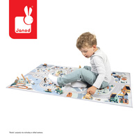 Miękka mata do zabawy z drogą Biała Dolina Cross Roads Janod