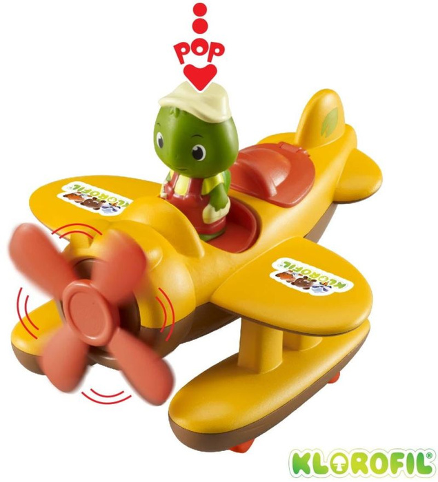 Samolot hydroplan ruchome śmigła Klorofil