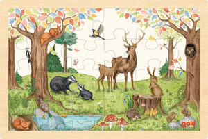 Puzzle drewniane Na polanie Goki