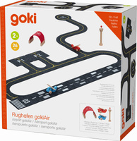 Lotnisko z filcu i drewniane akcesoria 26 el Goki