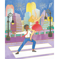 Artystyczny zestaw kreatywny Złote kontury Tancerki  Janod